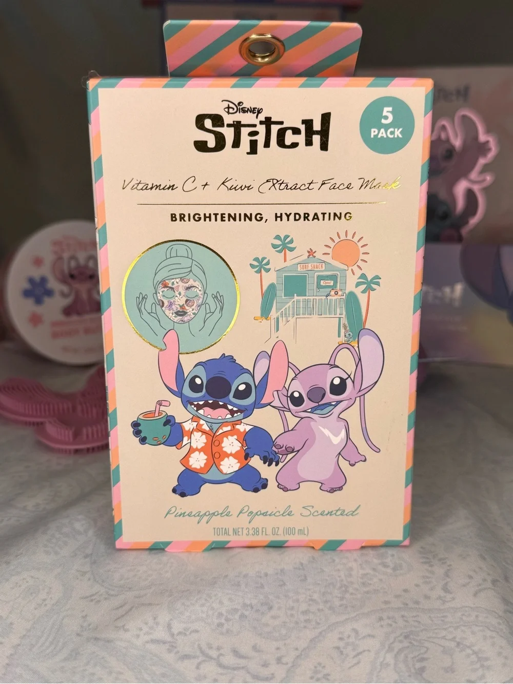 Disney Stitch and Angel Ultimate Makeup, Body Care & Cosmetic Bag Bundle